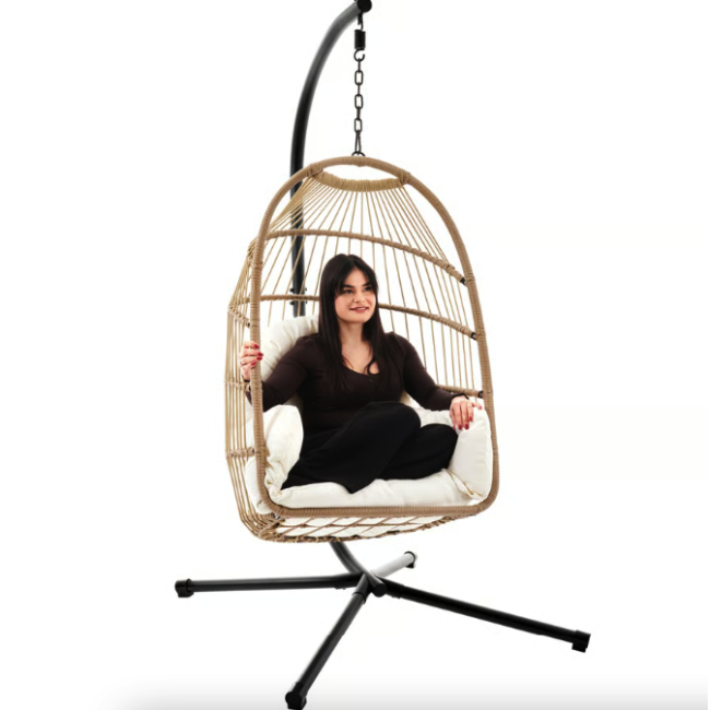 Підвісне крісло-кокон Di Volio Beluno бежевий