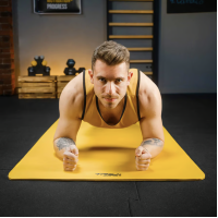 Коврик для йоги TX-019NGM NBR 1см 190х80 желтый