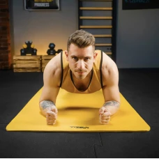Коврик для йоги TX-019NGM NBR 1см 190х80 желтый