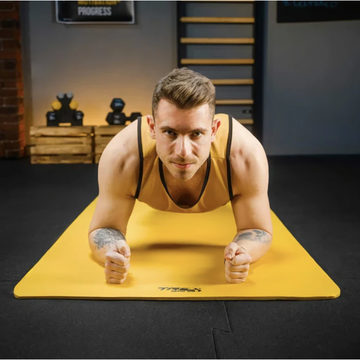 Коврик для йоги TX-019NGM NBR 1см 190х80 желтый