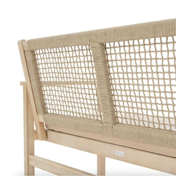 Садовая скамейка Di Volio Teracina со спинкой бежевый