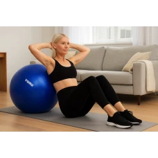 Фітбол York Fitness 65см синій + насос