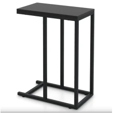 Журнальный столик Costway Vittsjo приставной в стиле Loft черный