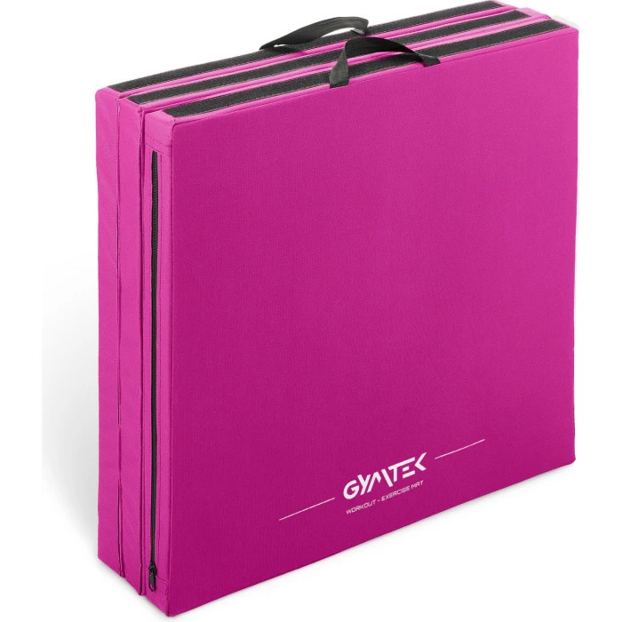 Мат гімнастичний твердий Gymtek 5см рожевий
