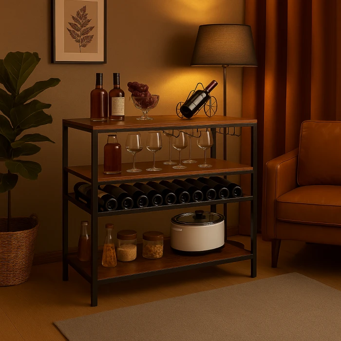 Стол для кухни Costway Alfred фуршетный в стиле Loft