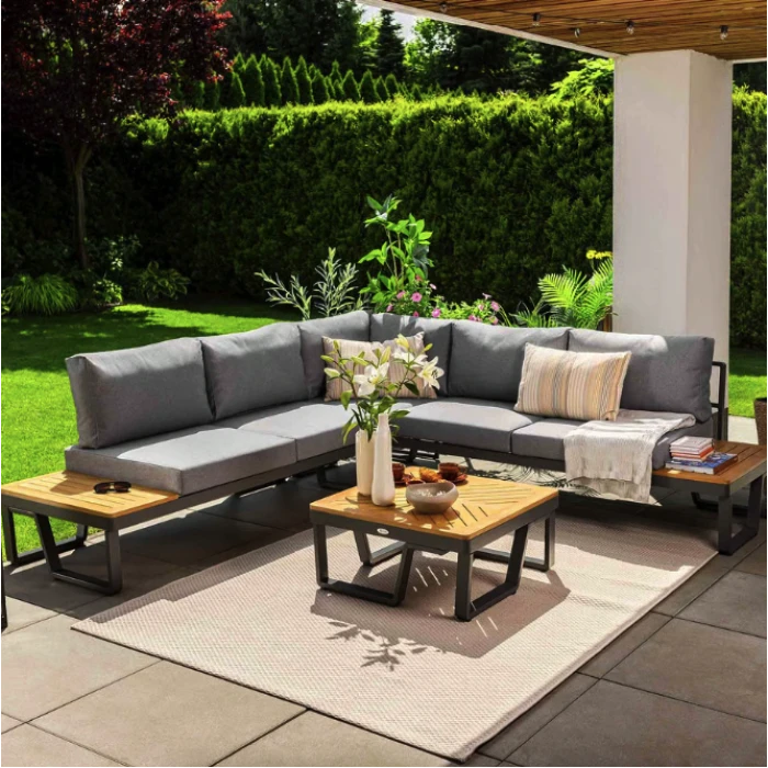 Комплект садовой мебели Di Volio Veledo графитовый