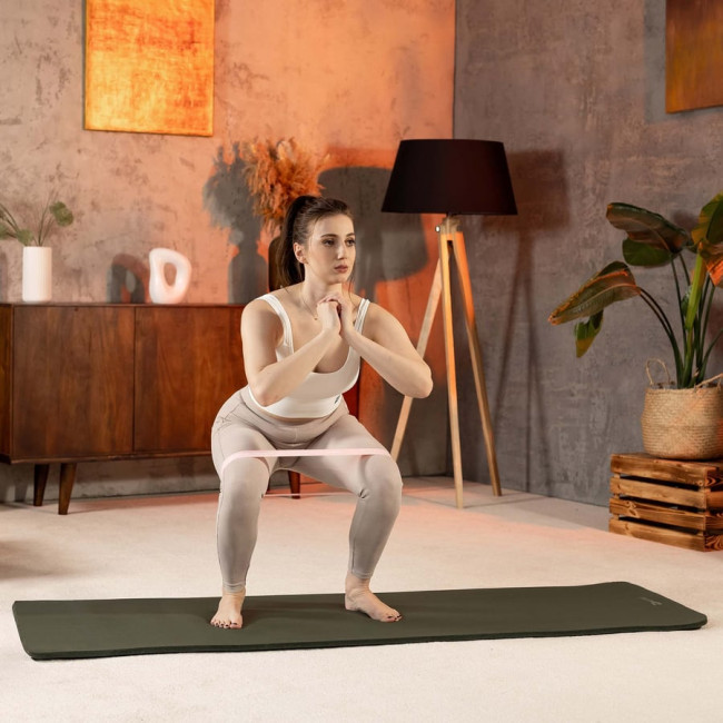 Коврик для йоги Hop-Sport HS-NB010GM NBR 1см темный хаки