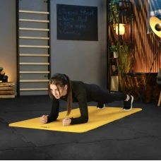 Коврик для йоги TX-019NGM NBR 1см 190х80 желтый