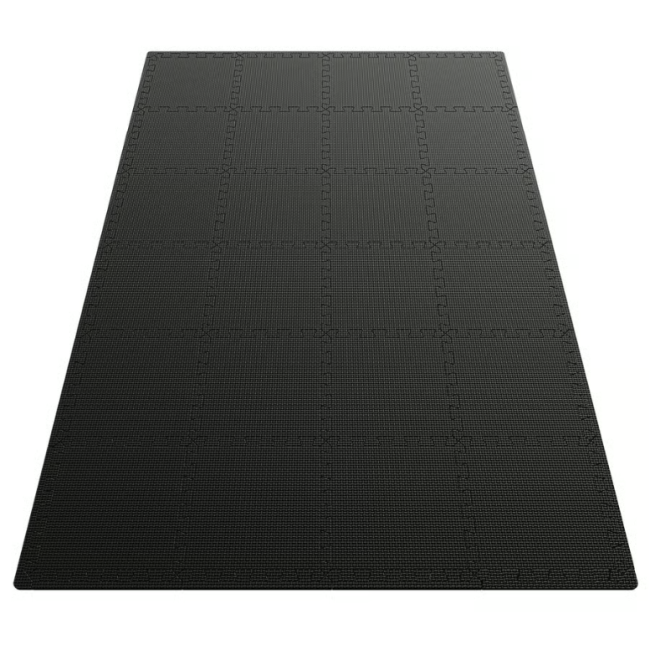 Мат-пазл EVA 1см Trex Sport TX-010PM - 24 частин чорний