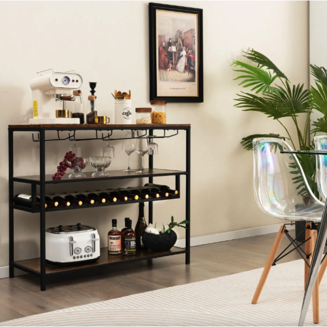 Стол для кухни Costway Alfred фуршетный в стиле Loft