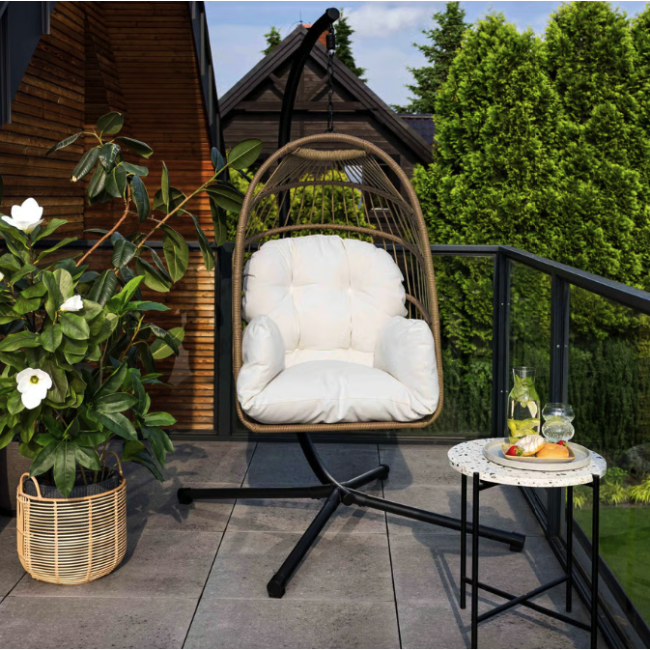 Підвісне крісло-кокон Di Volio Beluno бежевий