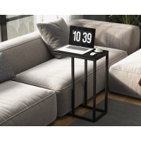 Журнальний столик Costway Vittsjo приставний в стилі Loft чорний