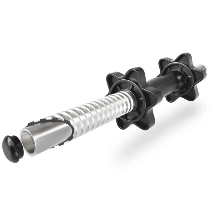 Набір композитних дисків Besport PowerPro 39кг для гантелей та штанг + 2 грифа