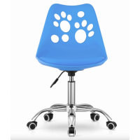 Офісне крісло Leobert Print синій