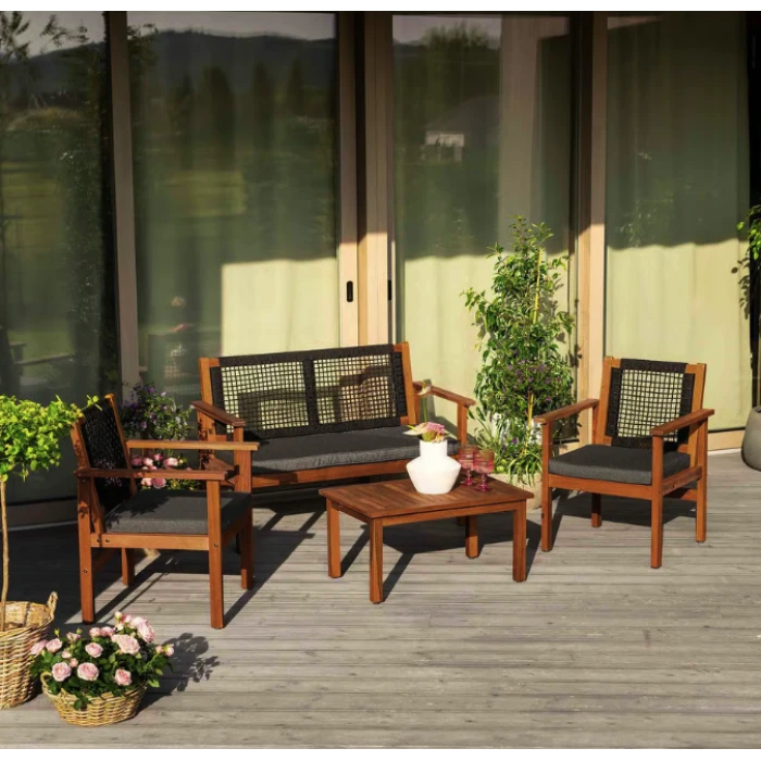 Комплект садовой мебели Di Volio Marata черный