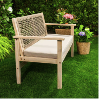 Садовая скамейка Di Volio Teracina со спинкой бежевый