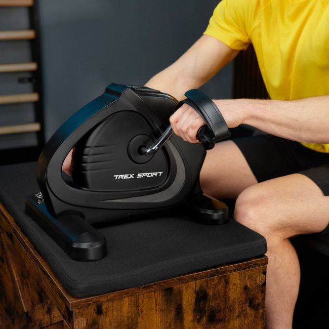 Мини велотренажер 2в1 Trex Sport TX-120BB BOIL реабилитационный черный