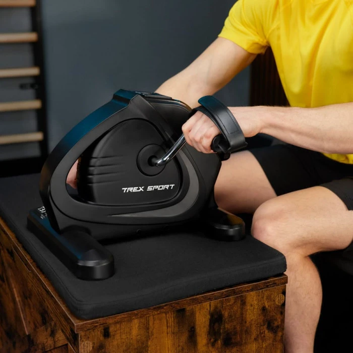 Міні велотренажер 2в1 Trex Sport TX-120BB BOIL реабілітаційний чорний