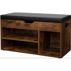 Тумба для взуття Leobert Gerbor з м'яким сидінням в стилі Loft