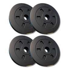 Сет композитных дисков Besport PowerPro 10 (4х2,5кг) для гантелей и штанг.