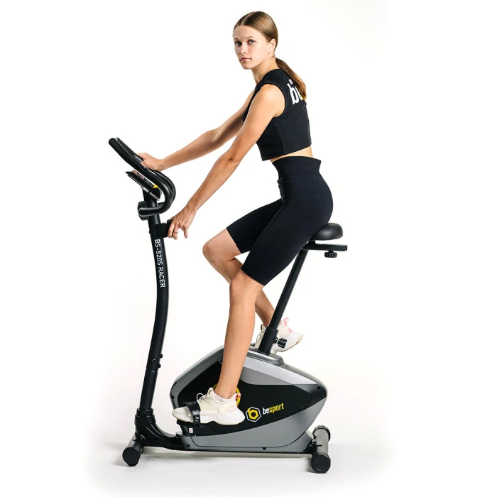 Велотренажер Besport BS-520S RACER магнитный черно-желтый