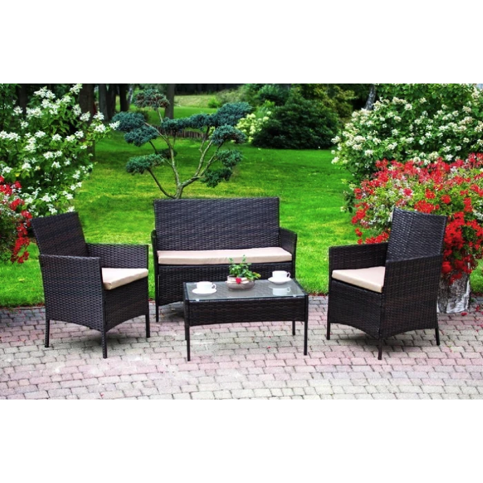 Садові меблі Chomik GARDEN LINE RAVELLO коричнево-кремові