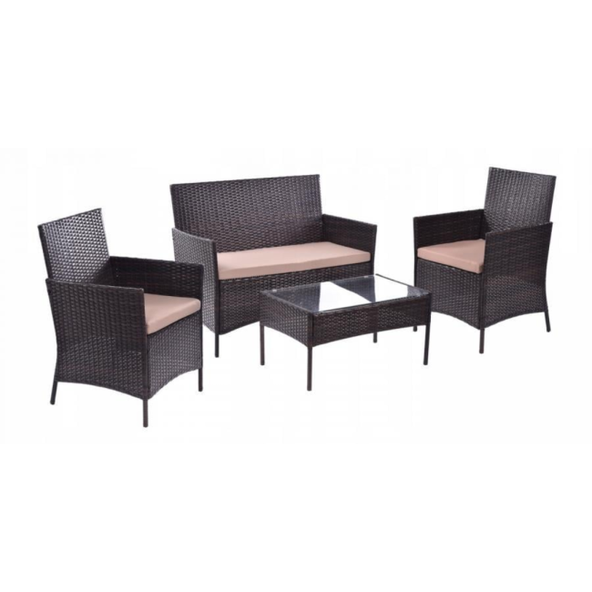 Садові меблі Chomik GARDEN LINE RAVELLO коричнево-кремові