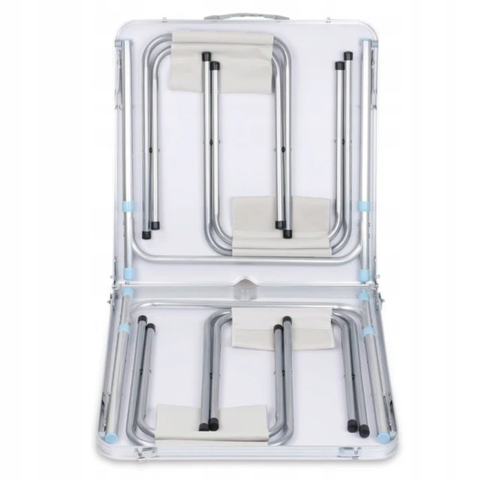 Стол туристический Chomik Garden Line RANGER раскладной с 4 стульями белый