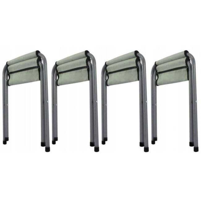 Стол туристический Chomik Garden Line RANGER раскладной с 4 стульями белый