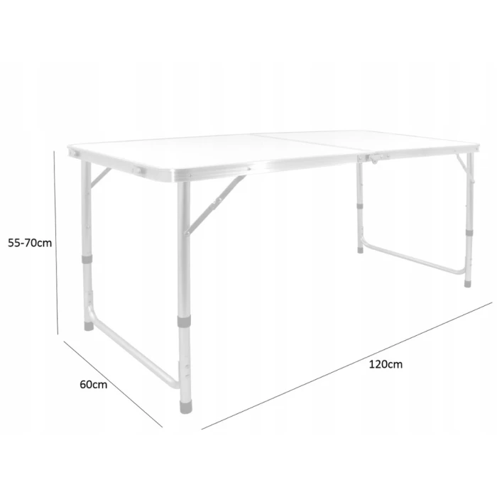 Стол туристический Chomik Garden Line RANGER раскладной с 4 стульями белый