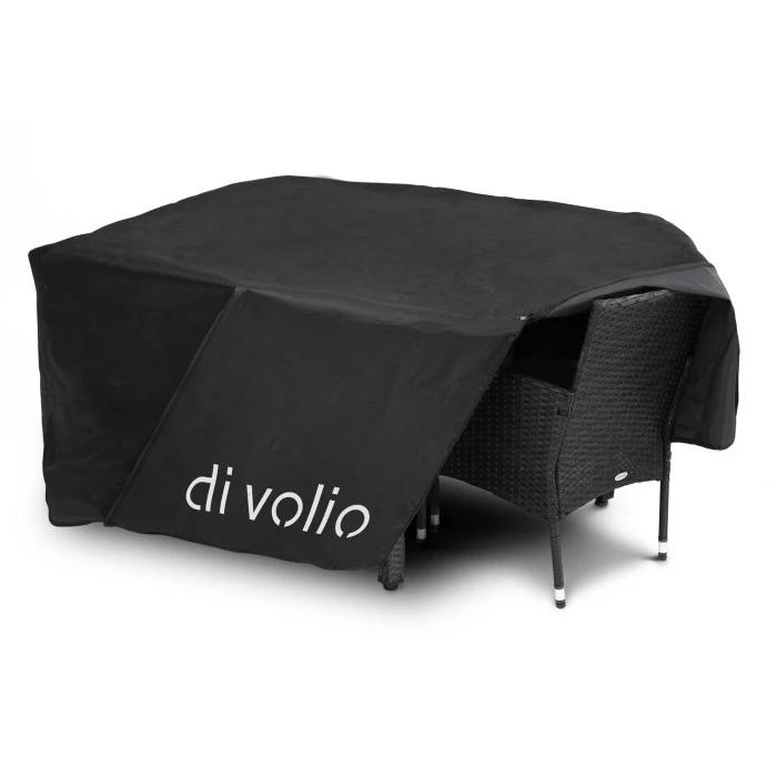 Садові меблі Di Volio VERONA 4+1 чорні