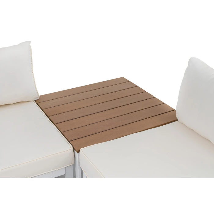 Набір садових меблів Di Volio Avola - Білий/Бежевий