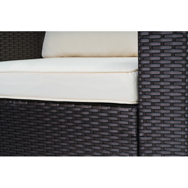 Комплект садових меблів Di Volio Prato Коричневий/Бежевий