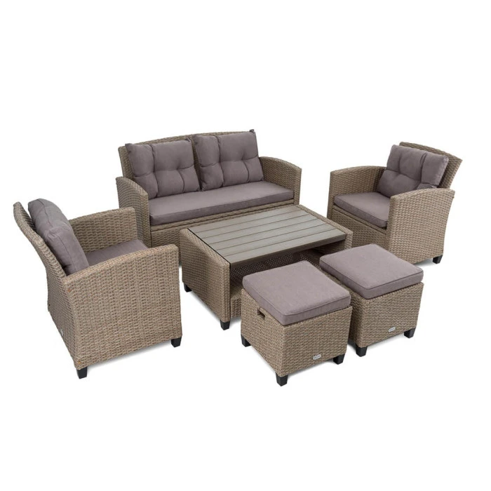 Набір садових меблів Di Volio Firenze бежевий/світло-сірий