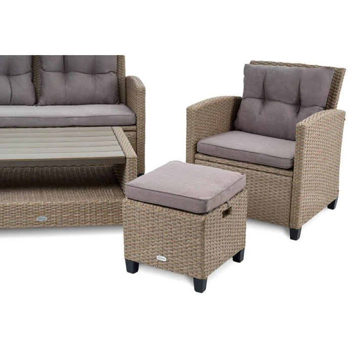 Набір садових меблів Di Volio Firenze бежевий/світло-сірий