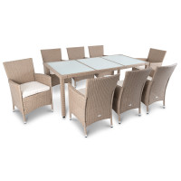 Садовая мебель Di Volio VERONA 8+1 бежево-кремовая