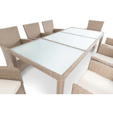 Садовая мебель Di Volio VERONA 8+1 бежево-кремовая