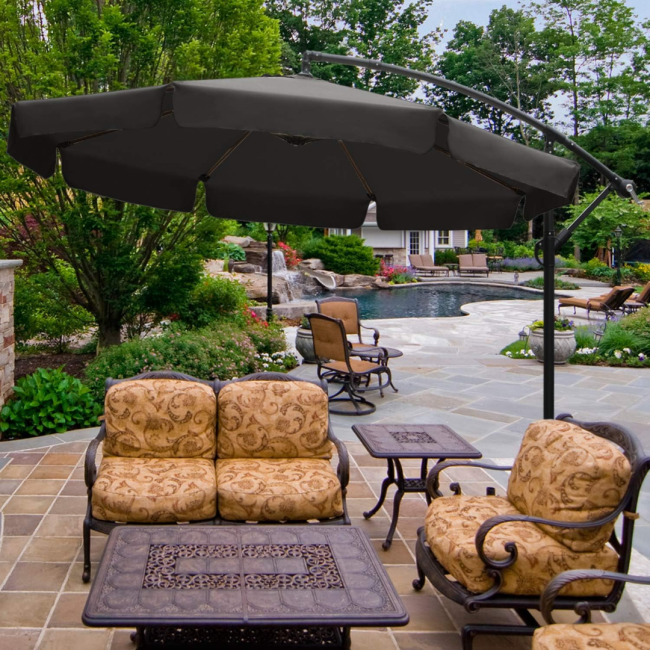 Парасолька садова Di Volio EMPOLI 300см сіра