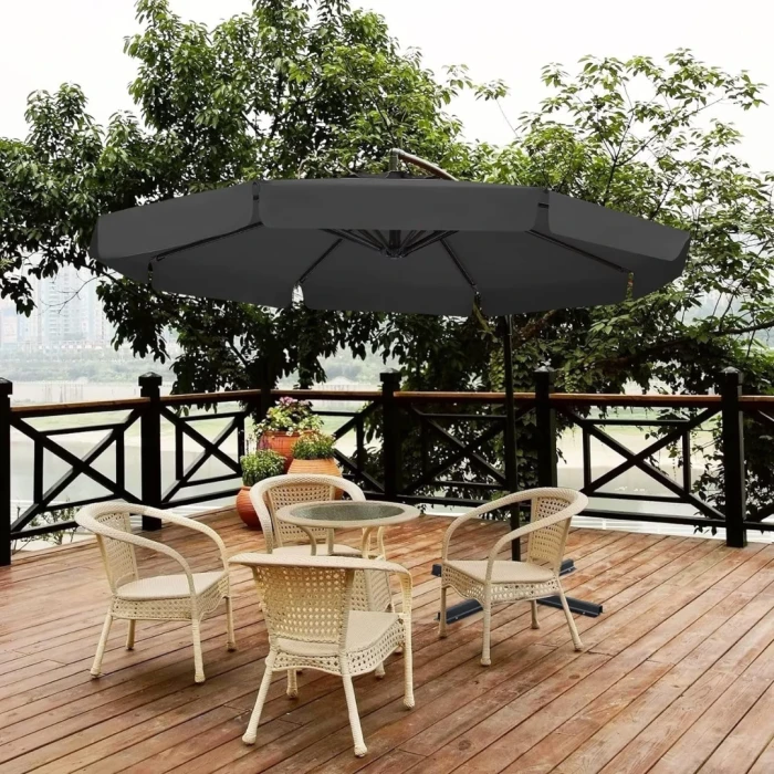 Зонтик садовый Di Volio EMPOLI 300см серый