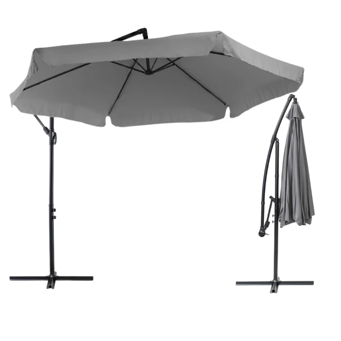 Зонтик садовый Di Volio EMPOLI 300см серый