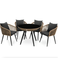 Комплект садових меблів Di Volio Rieti бежевий, сірий