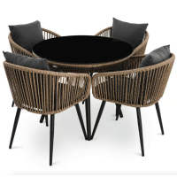 Комплект садових меблів Di Volio Rieti бежевий, сірий