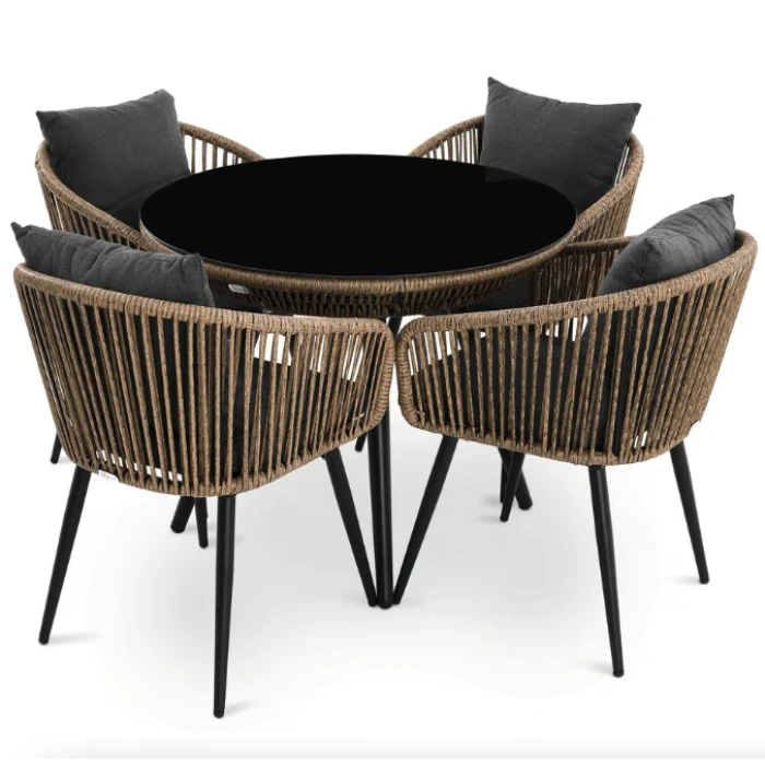 Комплект садових меблів Di Volio Rieti бежевий, сірий