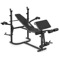 Набор Hop-Sport Premium 59кг со скамьей TX-020 и штангой