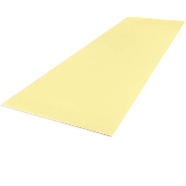 Коврик (мат) для фитнеса и йоги Gymtek TPE 0,5см желтый