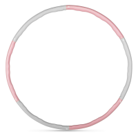 Хулахуп Gymtek з масажером 100см рожево-сірий