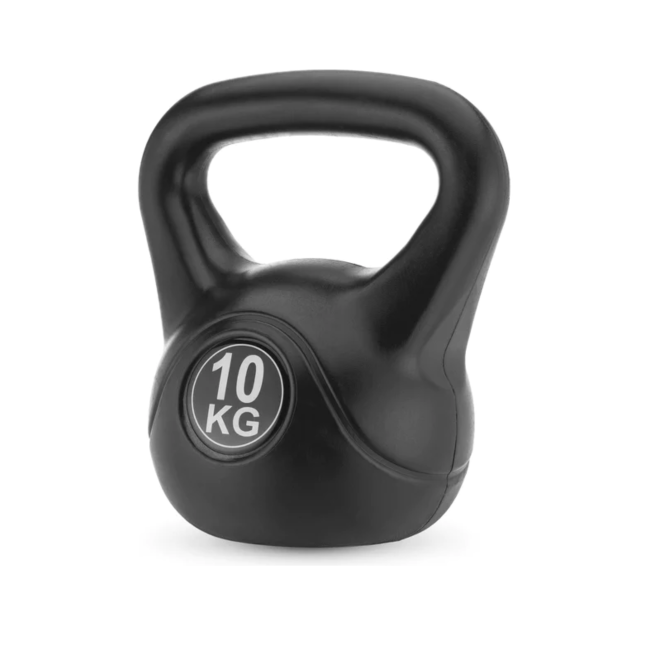 Гиря вінілова Gymtek 10кг чорний