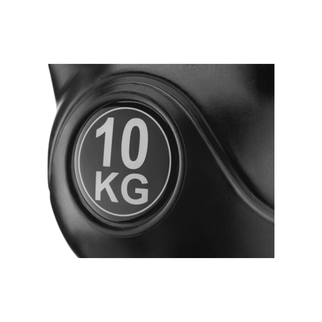 Гиря вінілова Gymtek 10кг чорний