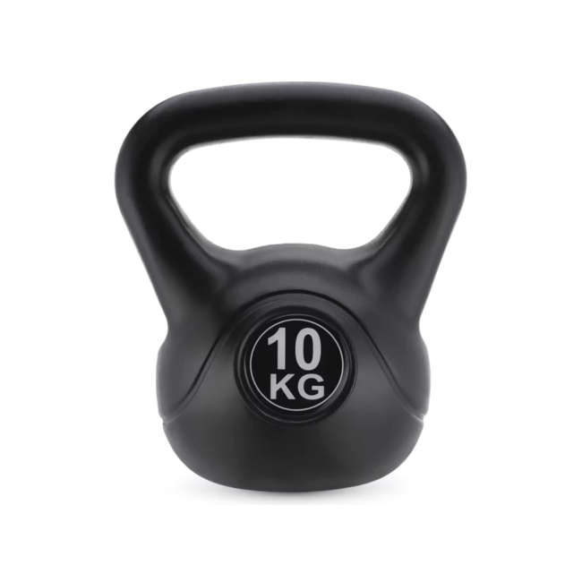 Гиря вінілова Gymtek 10кг чорний