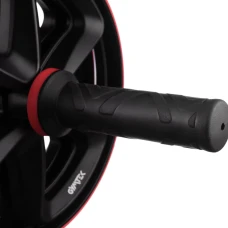 Ролик для пресу подвійний Gymtek червоний